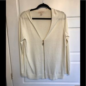 Michael Kors cream cardigan. Like new